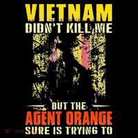 Vietnam War Orange Agent Military Victims Retired Soldiers Tank Top