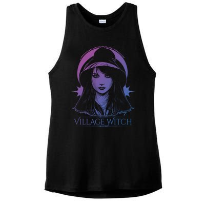 Village Witch Occult Wicca Witchcraft Gift Ladies PosiCharge Tri-Blend Wicking Tank