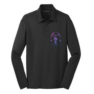 Village Witch Occult Wicca Witchcraft Gift Silk Touch Performance Long Sleeve Polo