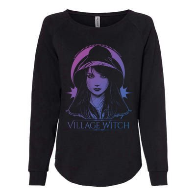 Village Witch Occult Wicca Witchcraft Gift Womens California Wash Sweatshirt