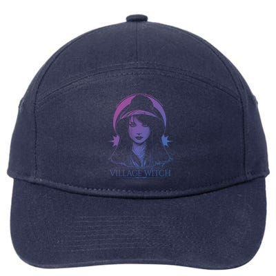 Village Witch Occult Wicca Witchcraft Gift 7-Panel Snapback Hat