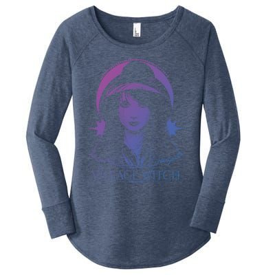 Village Witch Occult Wicca Witchcraft Gift Women's Perfect Tri Tunic Long Sleeve Shirt