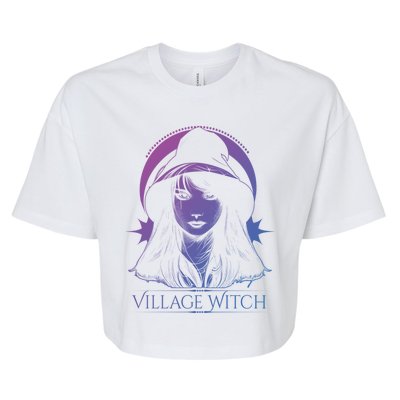 Village Witch Occult Wicca Witchcraft Gift Bella+Canvas Jersey Crop Tee