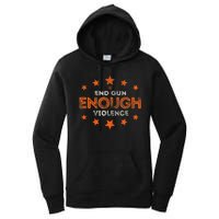 Vintage Wear Orange Anti Gun End Gun Violence Women's Pullover Hoodie