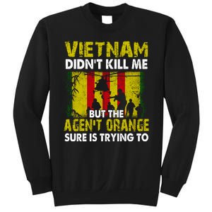 Vietnam War Orange Agent Military Victims Retired Soldiers Sweatshirt