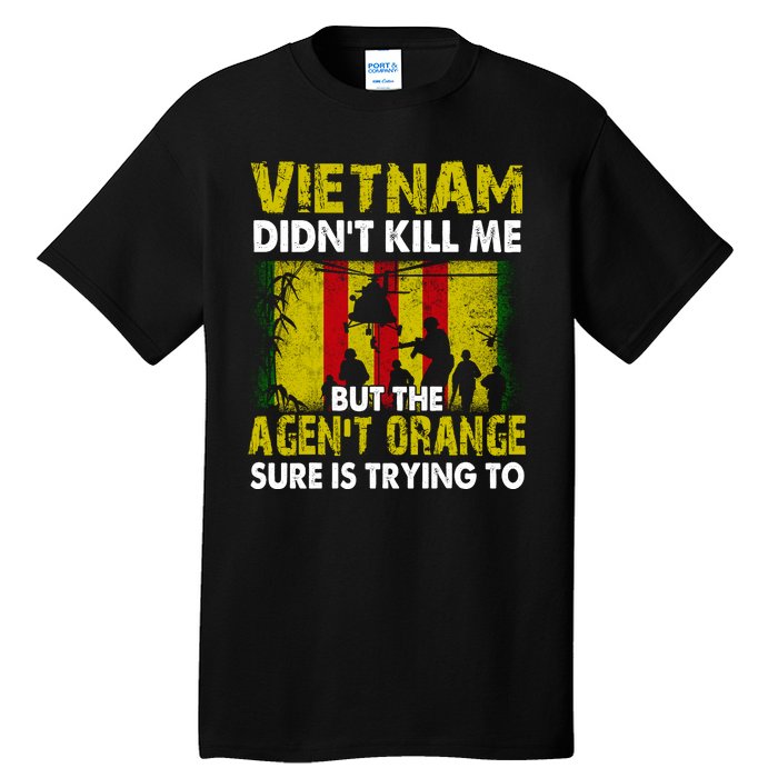 Vietnam War Orange Agent Military Victims Retired Soldiers Tall T-Shirt