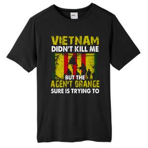 Vietnam War Orange Agent Military Victims Retired Soldiers Tall Fusion ChromaSoft Performance T-Shirt