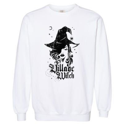 Village Witch Pagan Vintage Garment-Dyed Sweatshirt