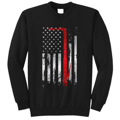 Vintage Welder Patriotic USA American Flag Welding Sweatshirt