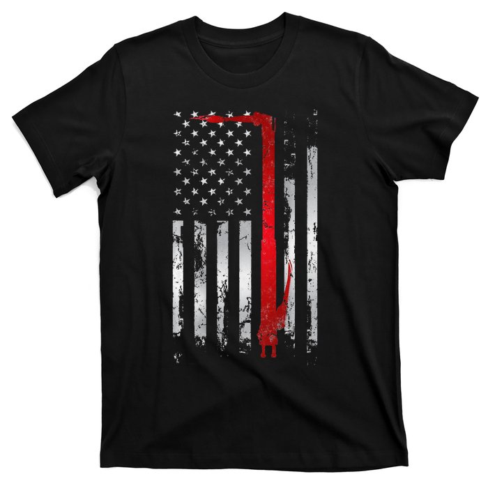 Vintage Welder Patriotic USA American Flag Welding T-Shirt