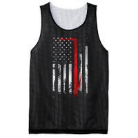 Vintage Welder Patriotic USA American Flag Welding Mesh Reversible Basketball Jersey Tank