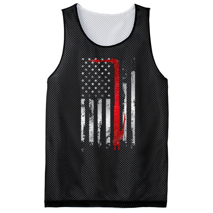 Vintage Welder Patriotic USA American Flag Welding Mesh Reversible Basketball Jersey Tank