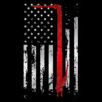 Vintage Welder Patriotic USA American Flag Welding Poster