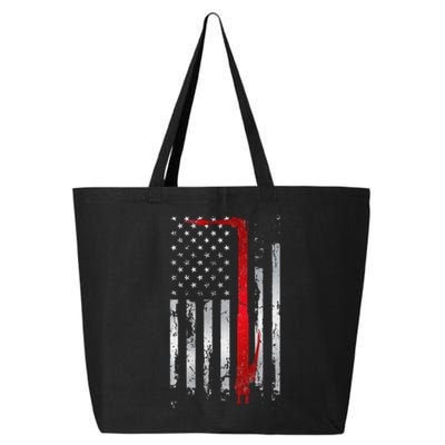 Vintage Welder Patriotic USA American Flag Welding 25L Jumbo Tote