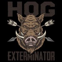 Vintage Wild Pig Hunt Hunting Hog Exterminator Boar Hunter Sweatshirt
