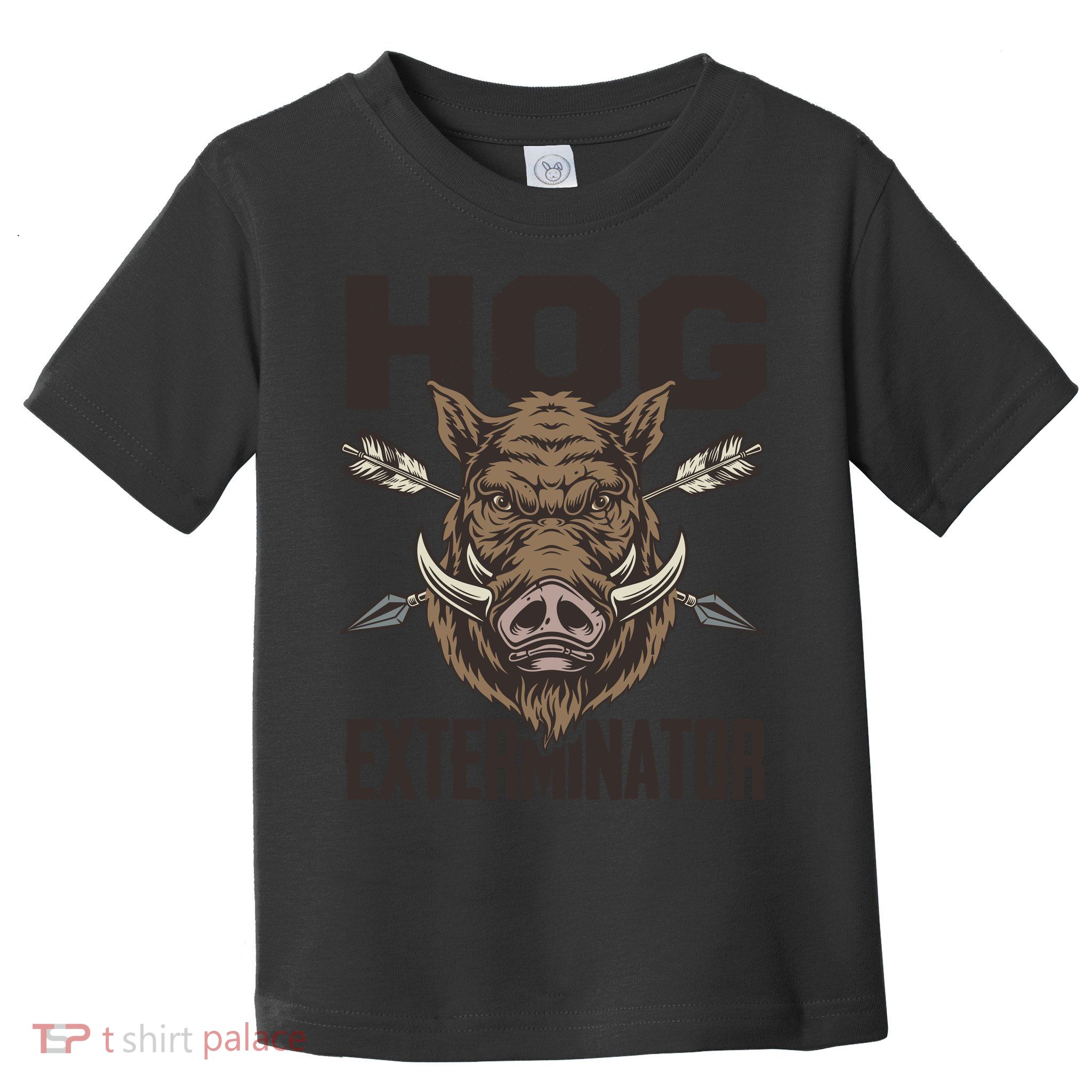 Vintage Wild Pig Hunt Hunting Hog Exterminator Boar Hunter Toddler T-Shirt