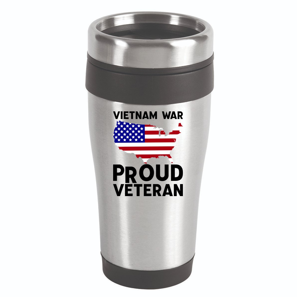 Vietnam War Proud Veteran 16oz Travel Tumbler
