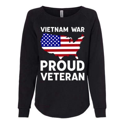 Vietnam War Proud Veteran Womens California Wash Sweatshirt