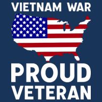 Vietnam War Proud Veteran 7 Panel Mesh Trucker Snapback Hat