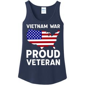 Vietnam War Proud Veteran Ladies Essential Tank