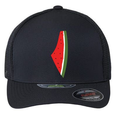 Violet Wear Palestine Watermelon Flexfit Unipanel Trucker Cap