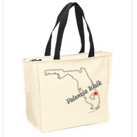 Valencia Walk Port St Lucie Florida Zip Tote Bag