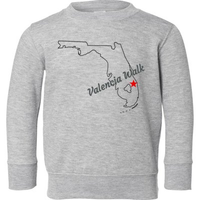 Valencia Walk Port St Lucie Florida Toddler Sweatshirt