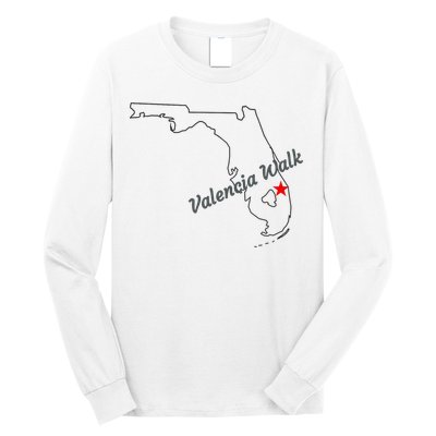 Valencia Walk Port St Lucie Florida Long Sleeve Shirt