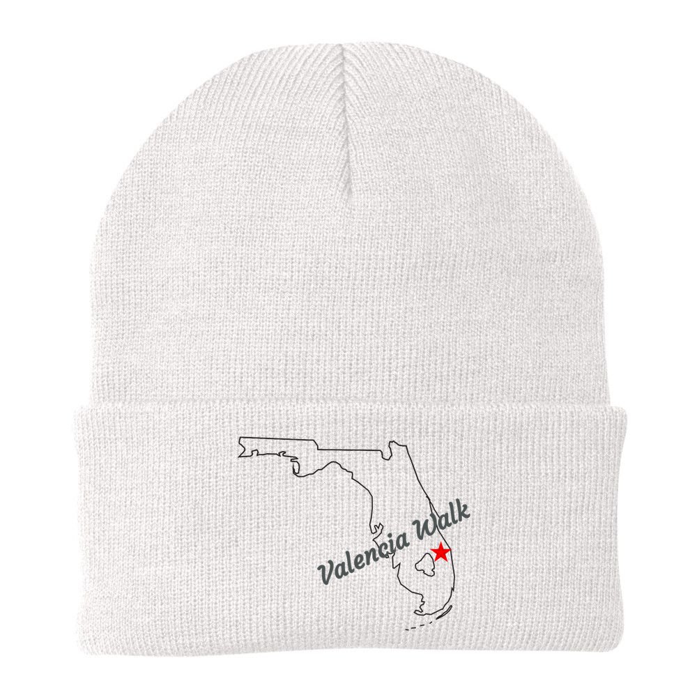 Valencia Walk Port St Lucie Florida Beanie