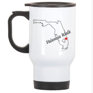 Valencia Walk Port St Lucie Florida Stainless Steel Travel Mug