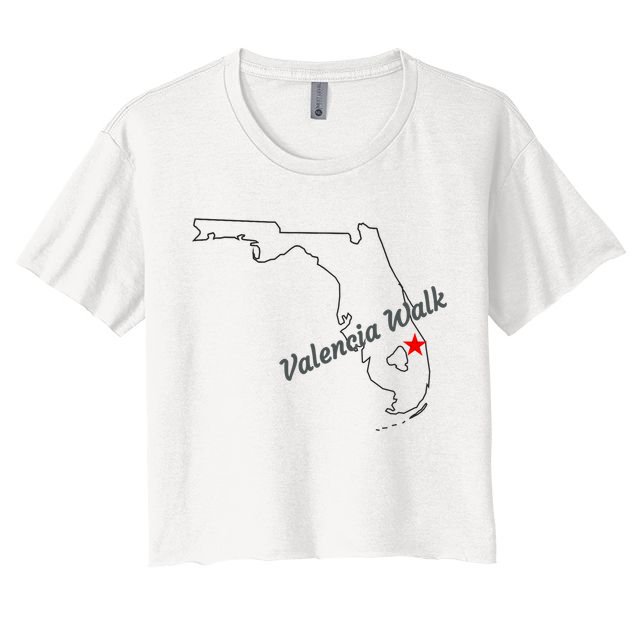 Valencia Walk Port St Lucie Florida Crop Top