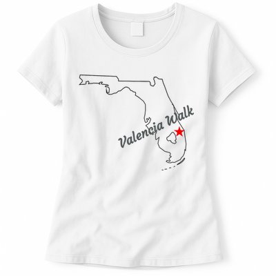 Valencia Walk Port St Lucie Florida Womens T-Shirt