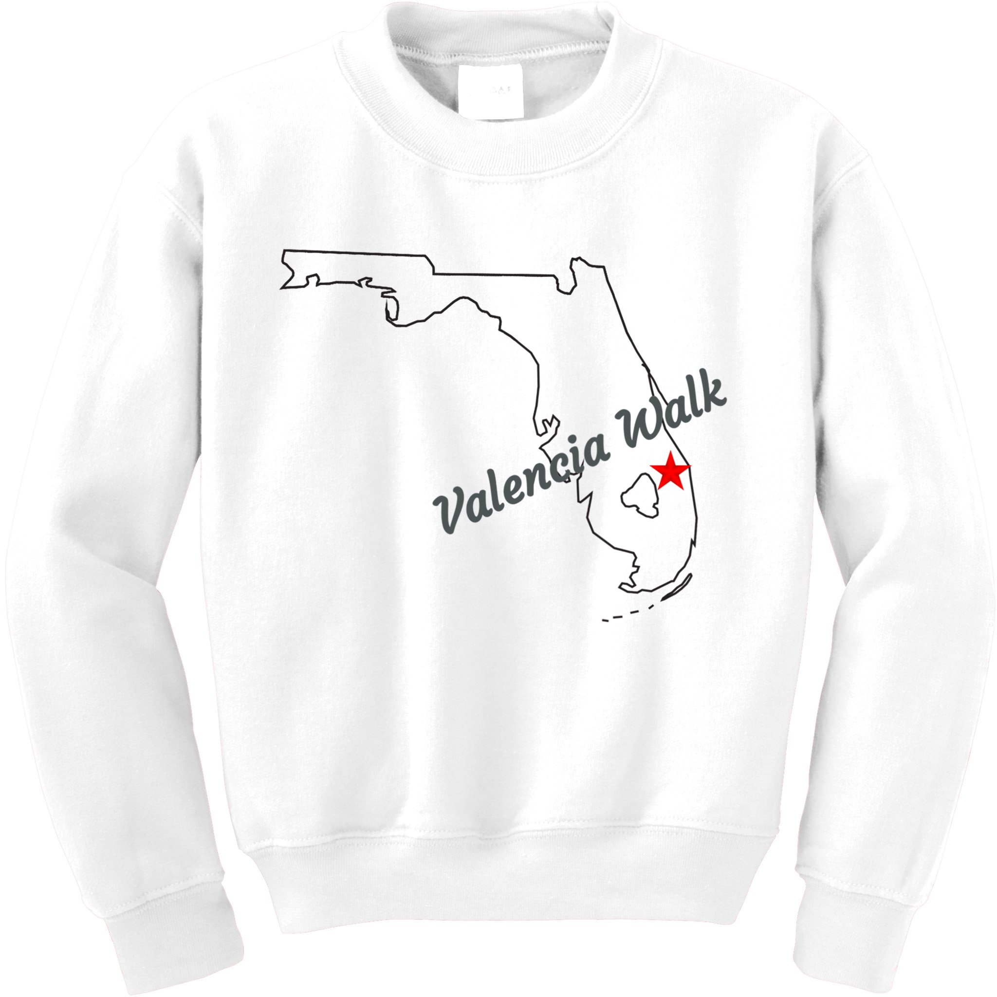 Valencia Walk Port St Lucie Florida Kids Sweatshirt