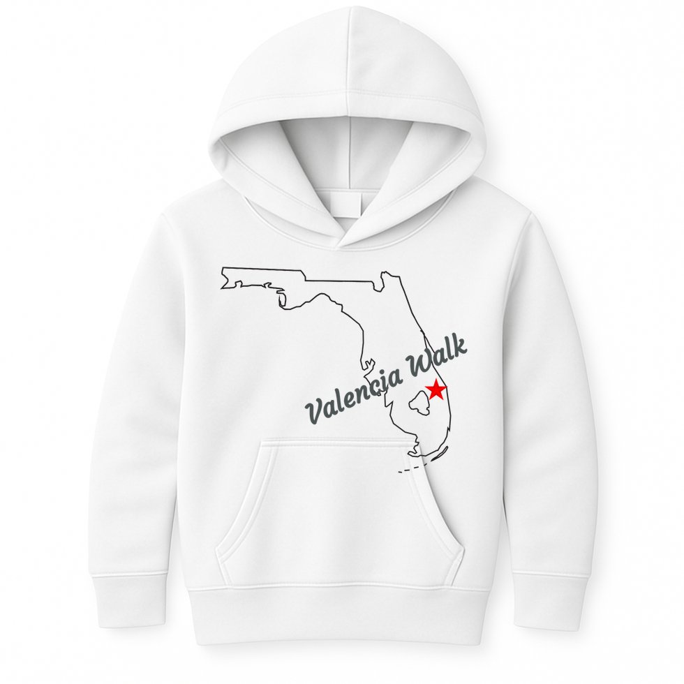 Valencia Walk Port St Lucie Florida Kids Hoodie