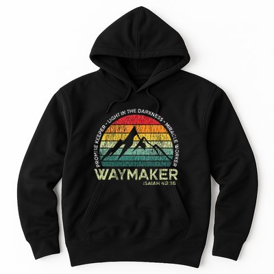 Vintage Waymaker Promise Keeper Miracle Worker Christian Hoodie