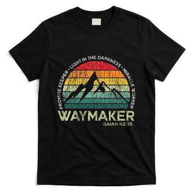 Vintage Waymaker Promise Keeper Miracle Worker Christian T-Shirt