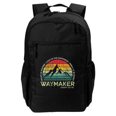 Vintage Waymaker Promise Keeper Miracle Worker Christian Backpack