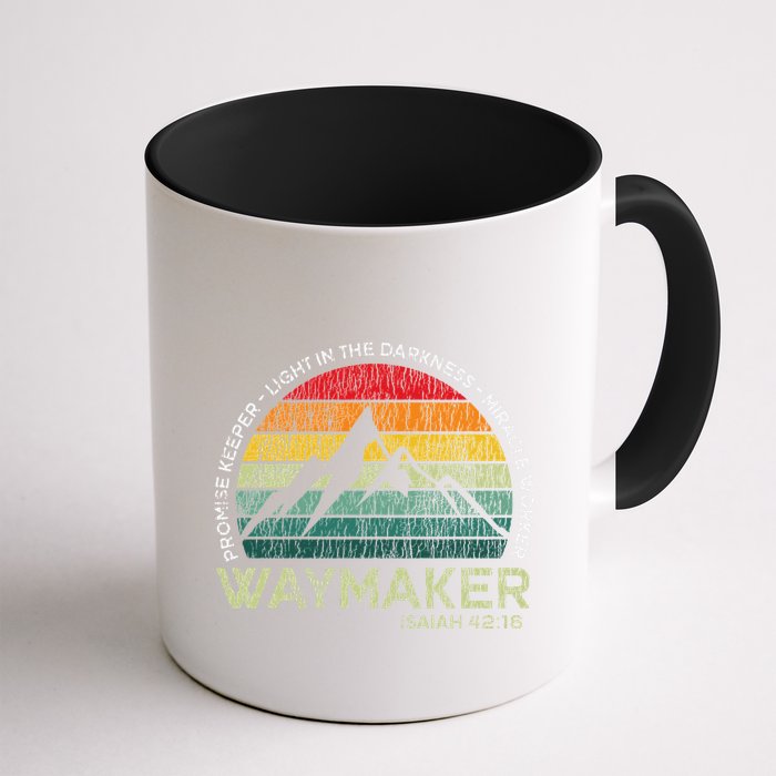 Vintage Waymaker Promise Keeper Miracle Worker Christian Mug