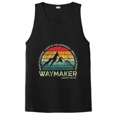 Vintage Waymaker Promise Keeper Miracle Worker Christian PosiCharge Competitor Tank