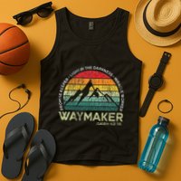 Vintage Waymaker Promise Keeper Miracle Worker Christian Tank Top