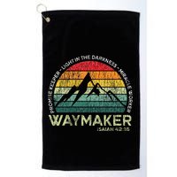 Vintage Waymaker Promise Keeper Miracle Worker Christian Golf Towel