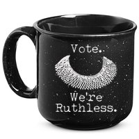 Vote We're Ruthless RBG Ruth Bader Ginsburg 15oz Campfire Ceramic Mug