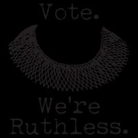 Vote We're Ruthless RBG Ruth Bader Ginsburg 16oz Travel Tumbler