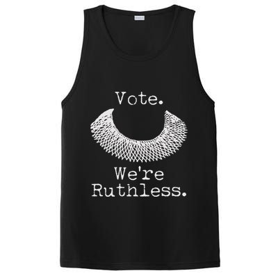 Vote We're Ruthless RBG Ruth Bader Ginsburg PosiCharge Competitor Tank