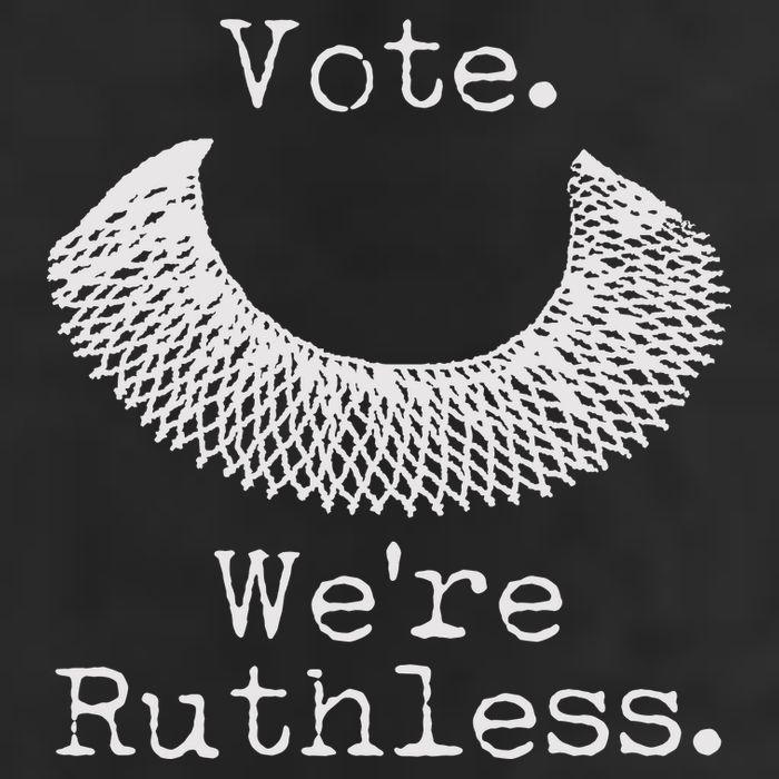 Vote We're Ruthless RBG Ruth Bader Ginsburg Golf Towel