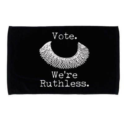 Vote We're Ruthless RBG Ruth Bader Ginsburg Microfiber Hand Towel