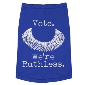 Vote We're Ruthless RBG Ruth Bader Ginsburg Doggie Tank