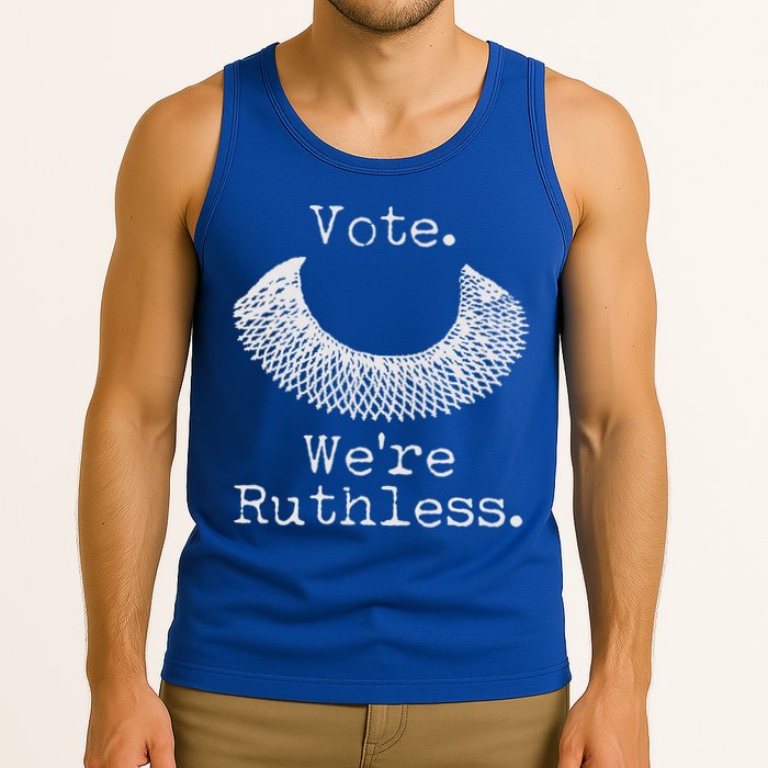 Vote We're Ruthless RBG Ruth Bader Ginsburg Tank Top