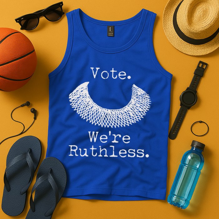 Vote We're Ruthless RBG Ruth Bader Ginsburg Tank Top
