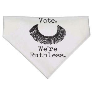 Vote We're Ruthless RBG Ruth Bader Ginsburg USA-Made Doggie Bandana